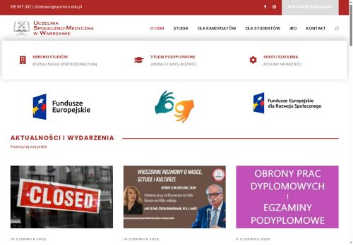 Uczelnia Społeczno-Medyczna w Warszawie